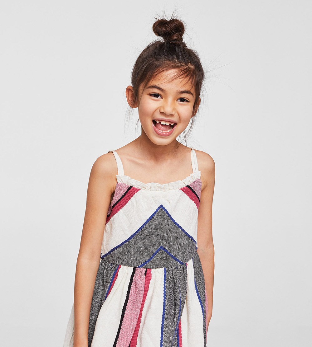 Stripe textured dress - Image 2